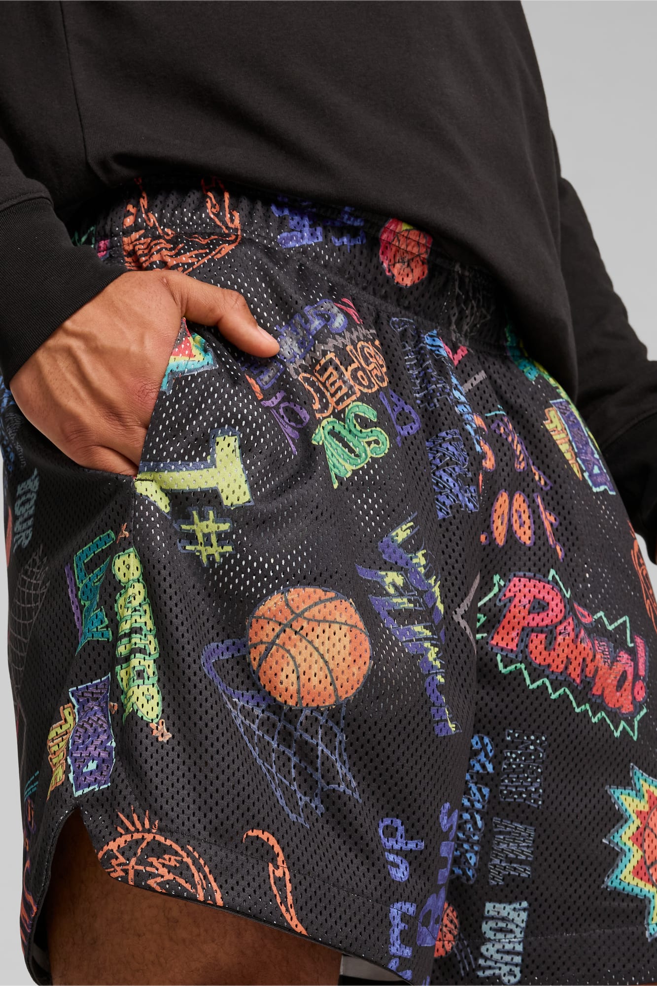 (image for) Unique Value Getting Crafty Mesh Basketball Shorts